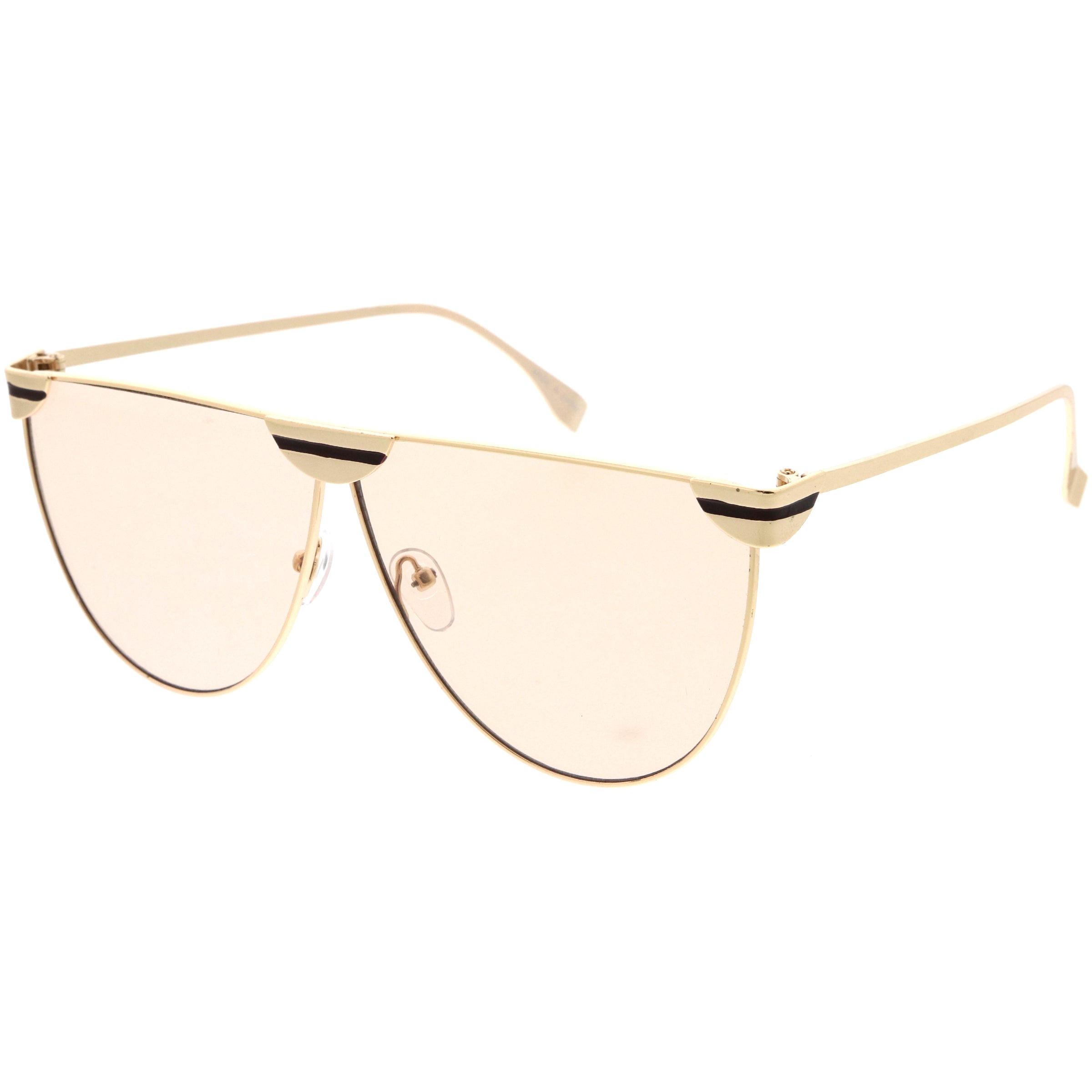 Metal sunglasses for women with a clean design and comfortable fit.
