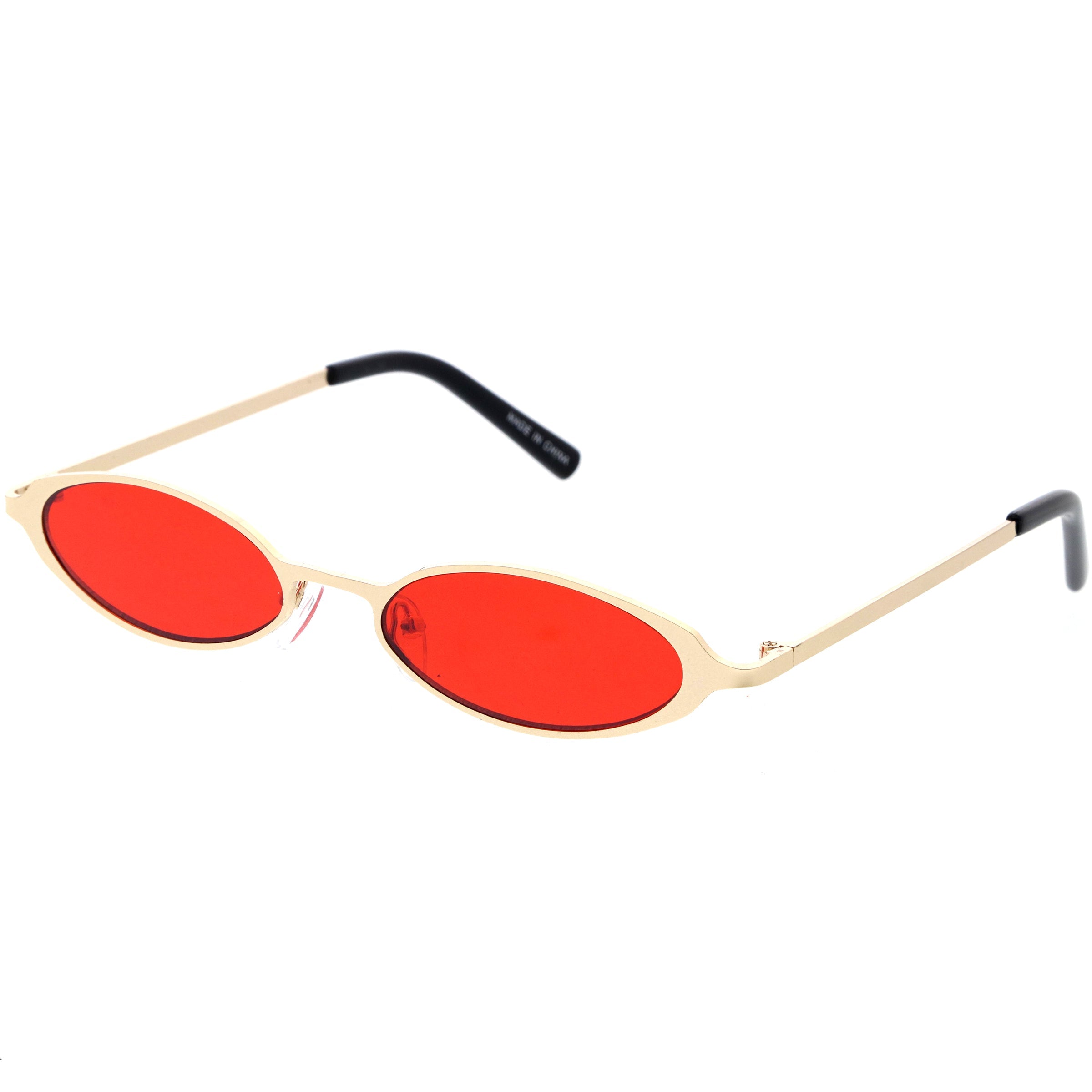 Metal sunglasses for women with a clean design and comfortable fit.