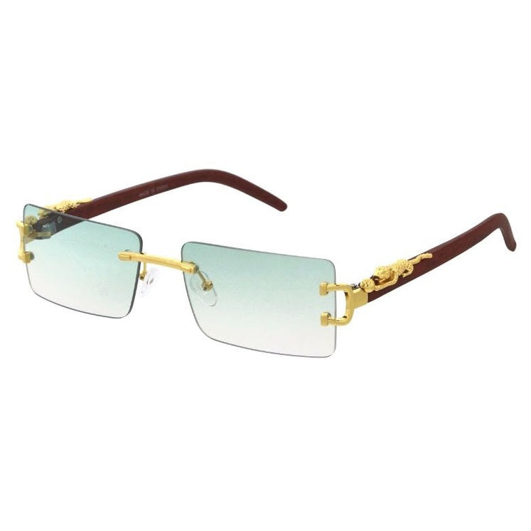 Metal sunglasses for men with a clean design and comfortable fit.