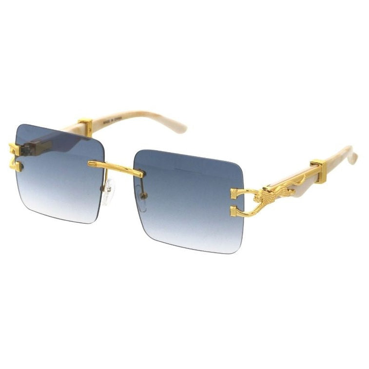 Metal sunglasses for men with a clean design and comfortable fit.