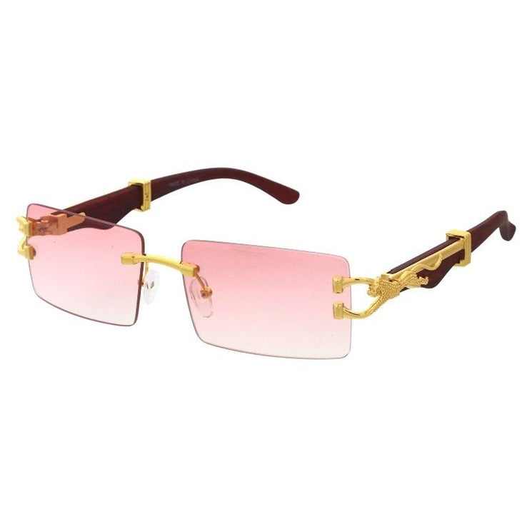 Metal sunglasses for men with a clean design and comfortable fit.