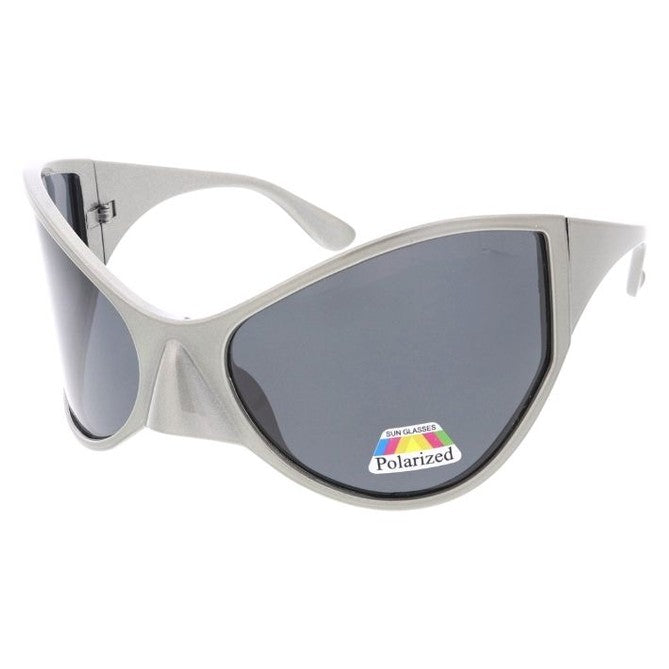 Polarized sunglasses with a sleek frame and advanced lenses, reducing glare and providing superior UV protection for clear vision and comfort.