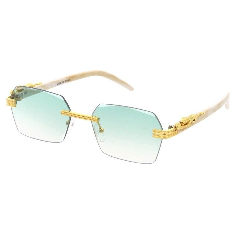 Metal sunglasses for men with a clean design and comfortable fit.