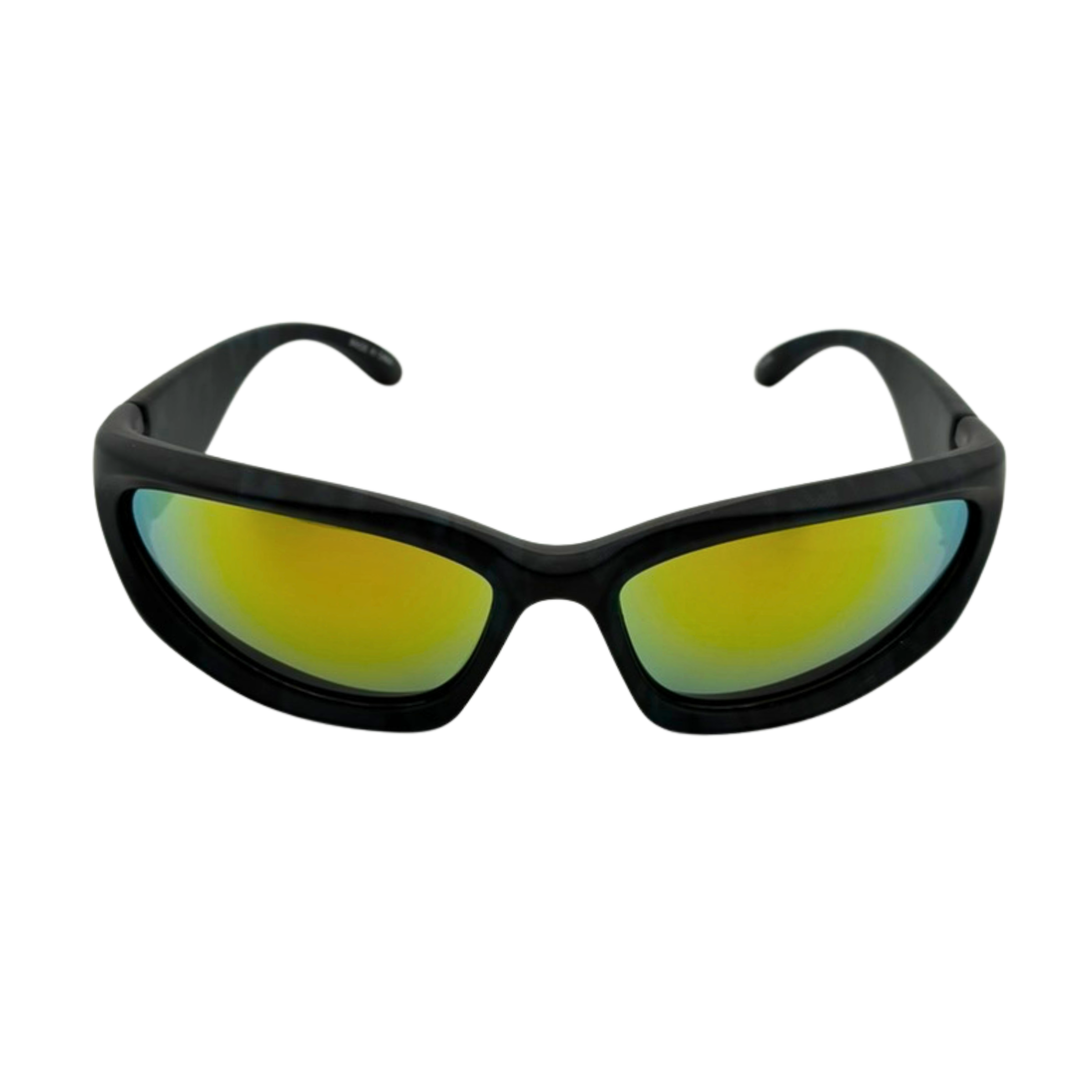 Stylish sunglasses with a sleek frame and tinted lenses, providing UV protection and a fashionable look for any occasion.