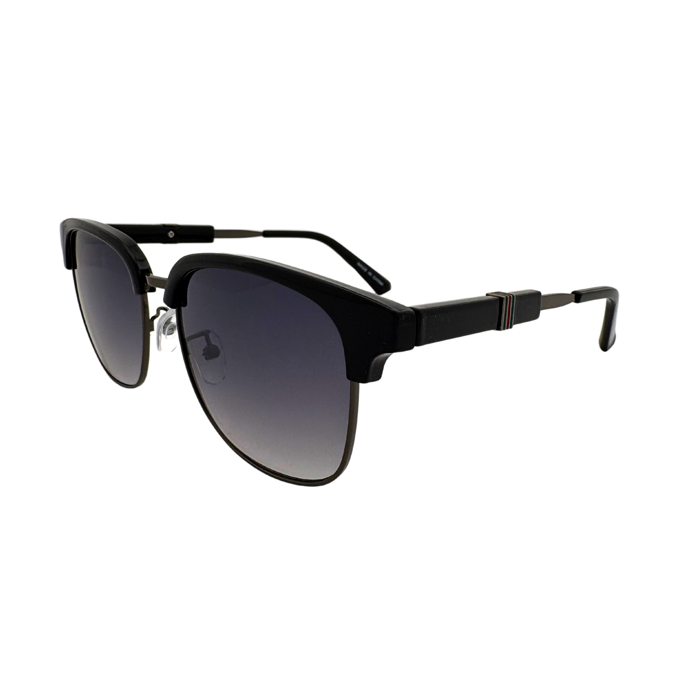 Stylish sunglasses with a sleek frame and tinted lenses, providing UV protection and a fashionable look for any occasion.