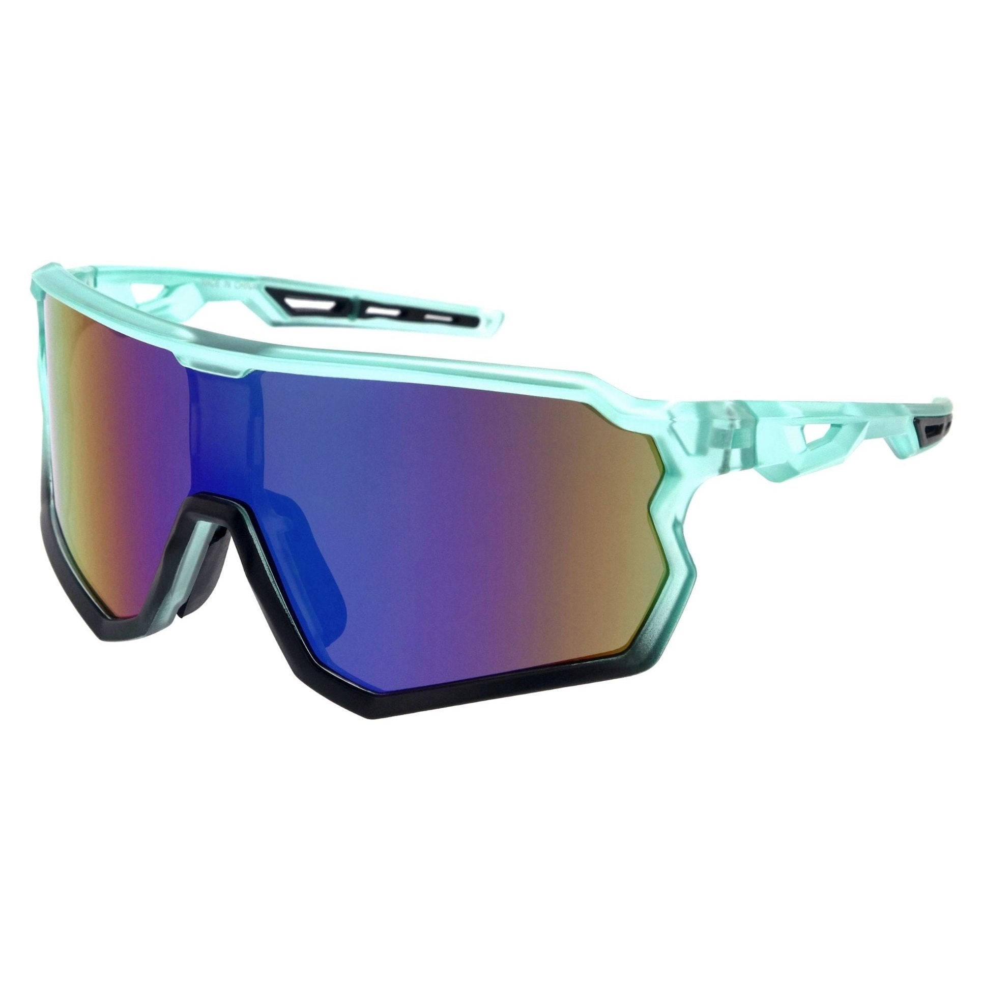 Plastic sunglasses for men with a clean design and comfortable fit.