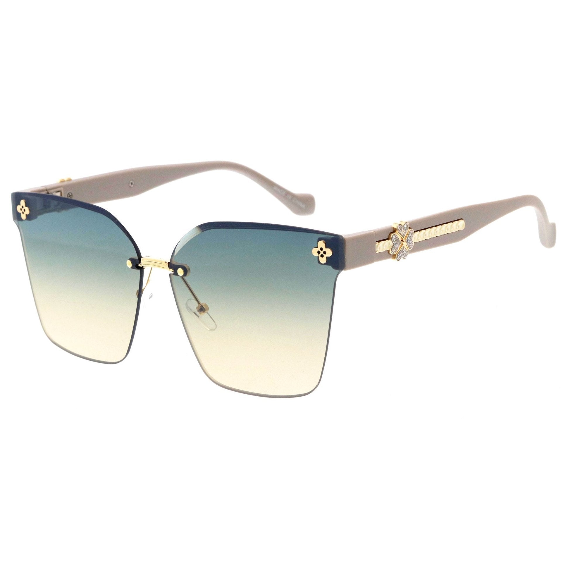 Metal sunglasses for women with a clean design and comfortable fit.