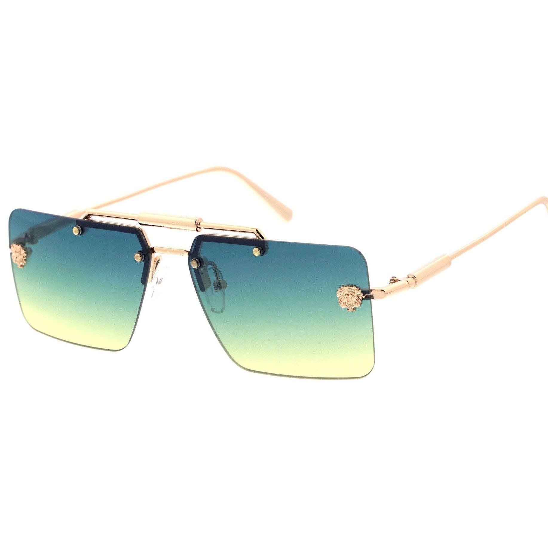 Stylish sunglasses with a sleek frame and tinted lenses, offering UV protection and a fashionable look.