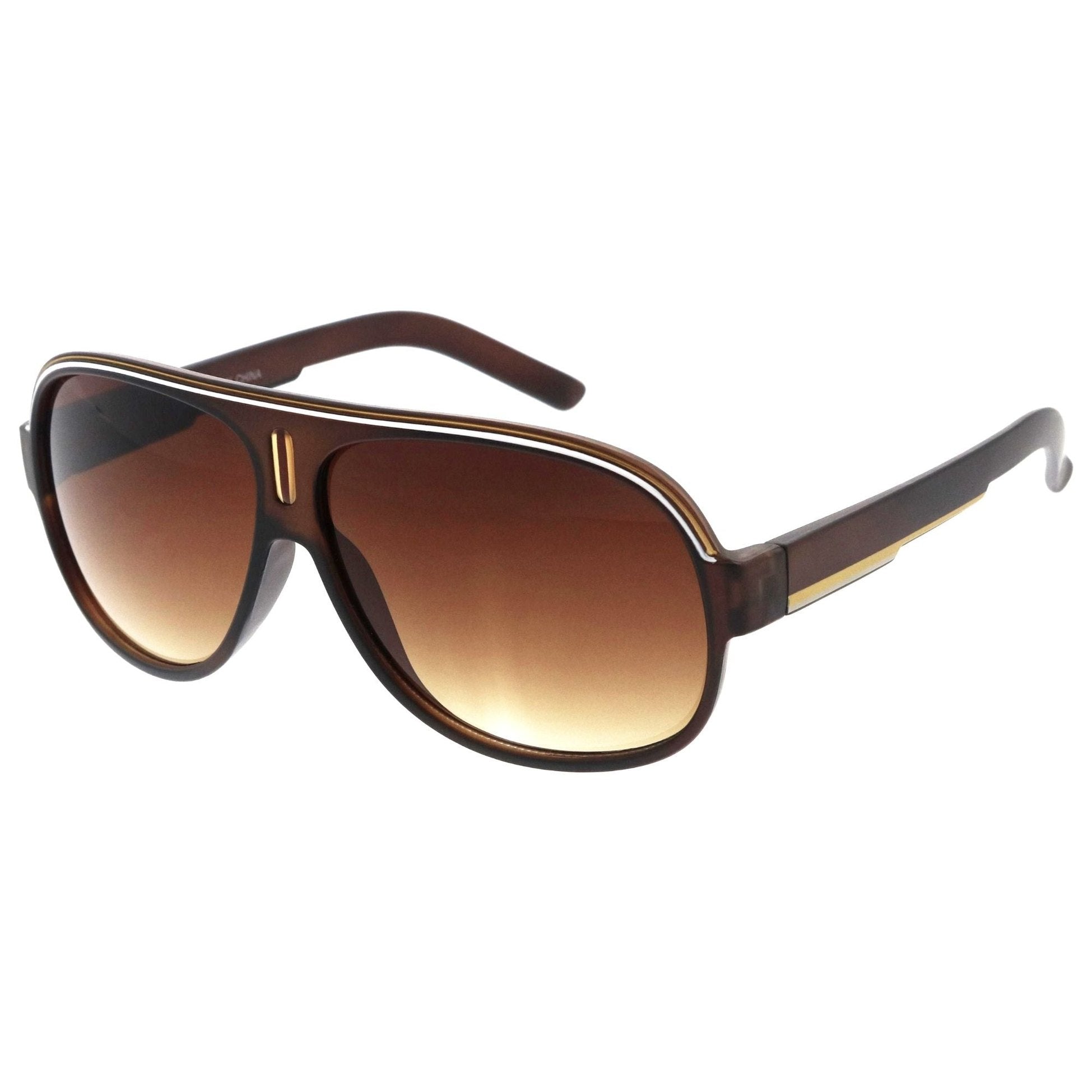 Plastic sunglasses for men with a clean design and comfortable fit.