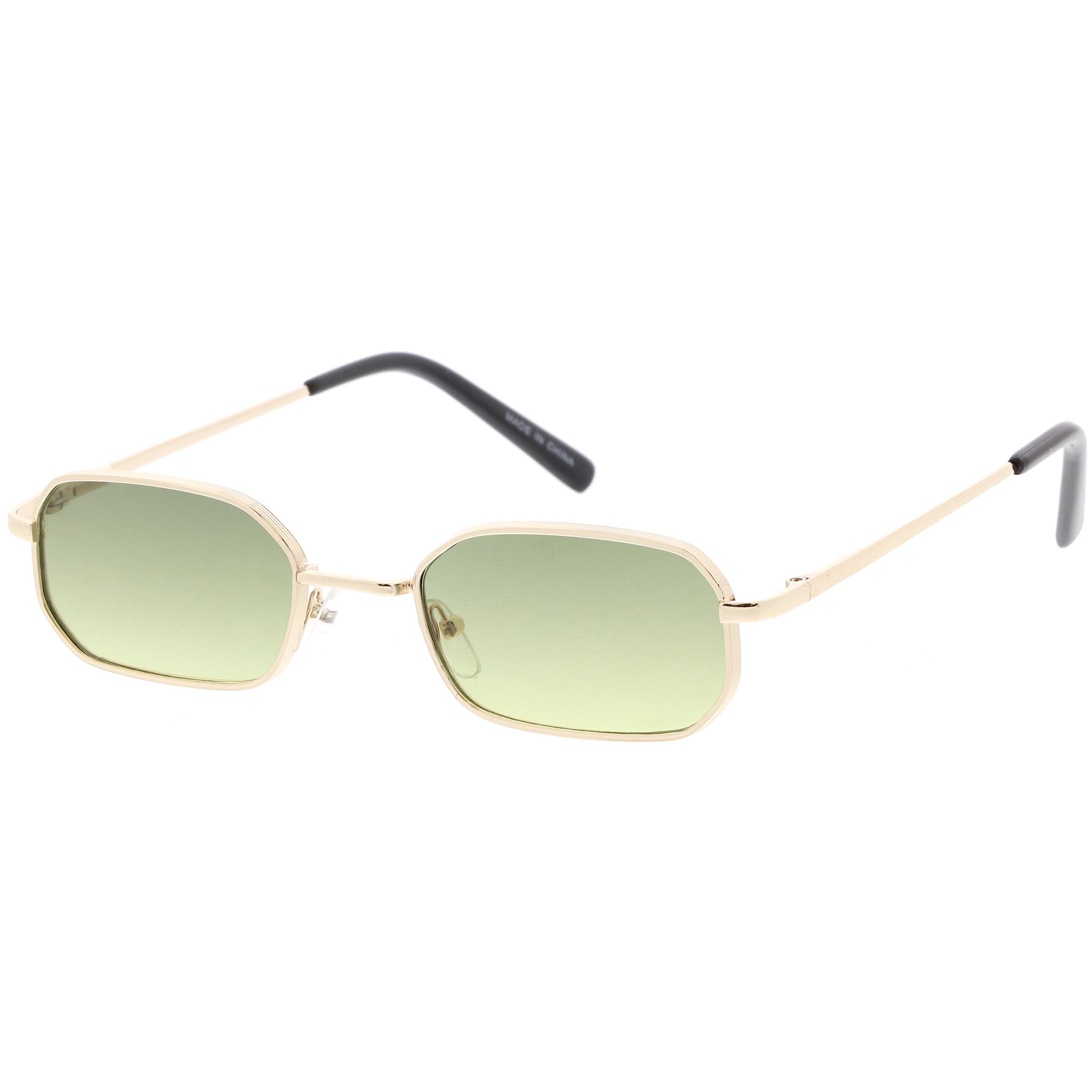 Metal sunglasses for men with a clean design and comfortable fit.