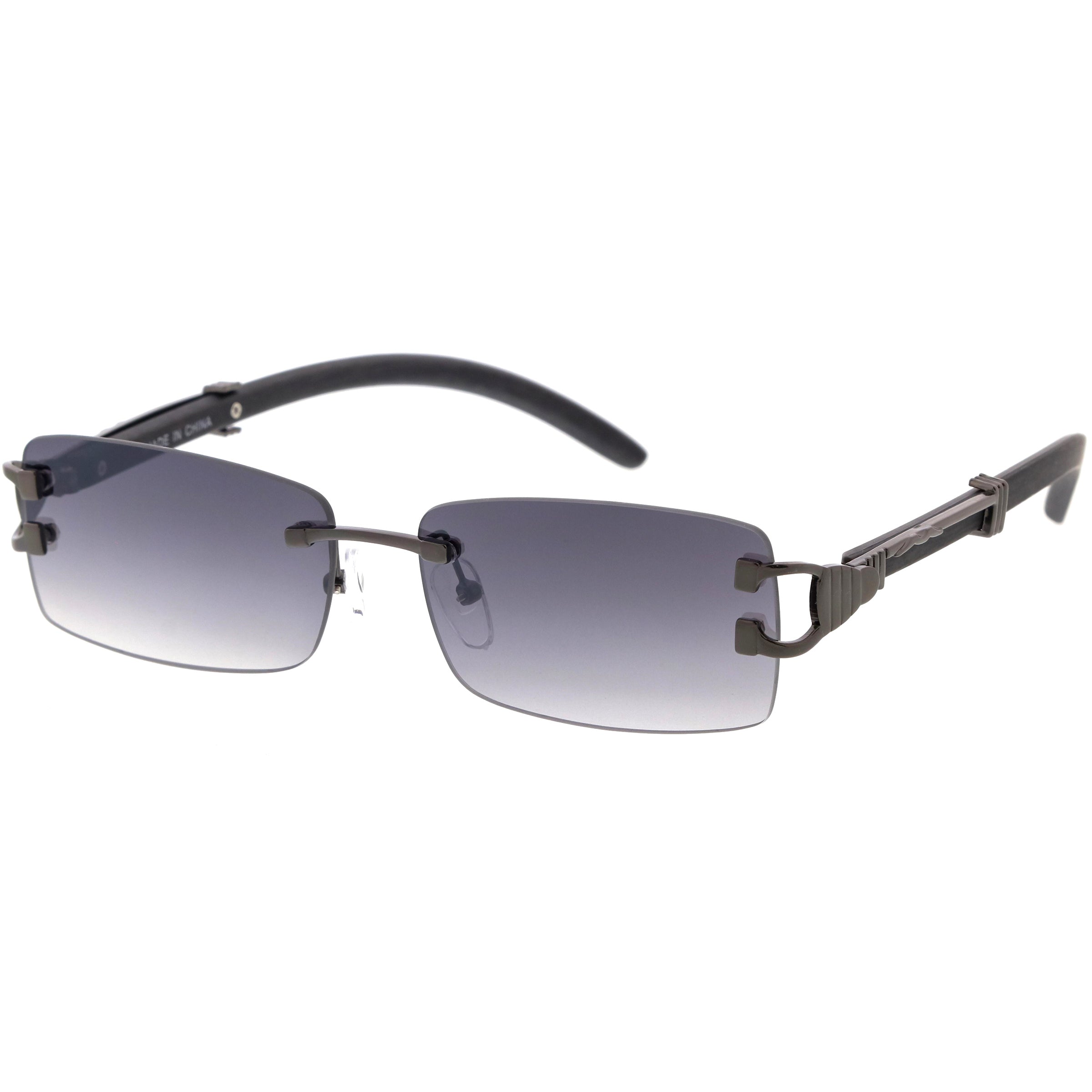 Metal sunglasses for men with a clean design and comfortable fit.