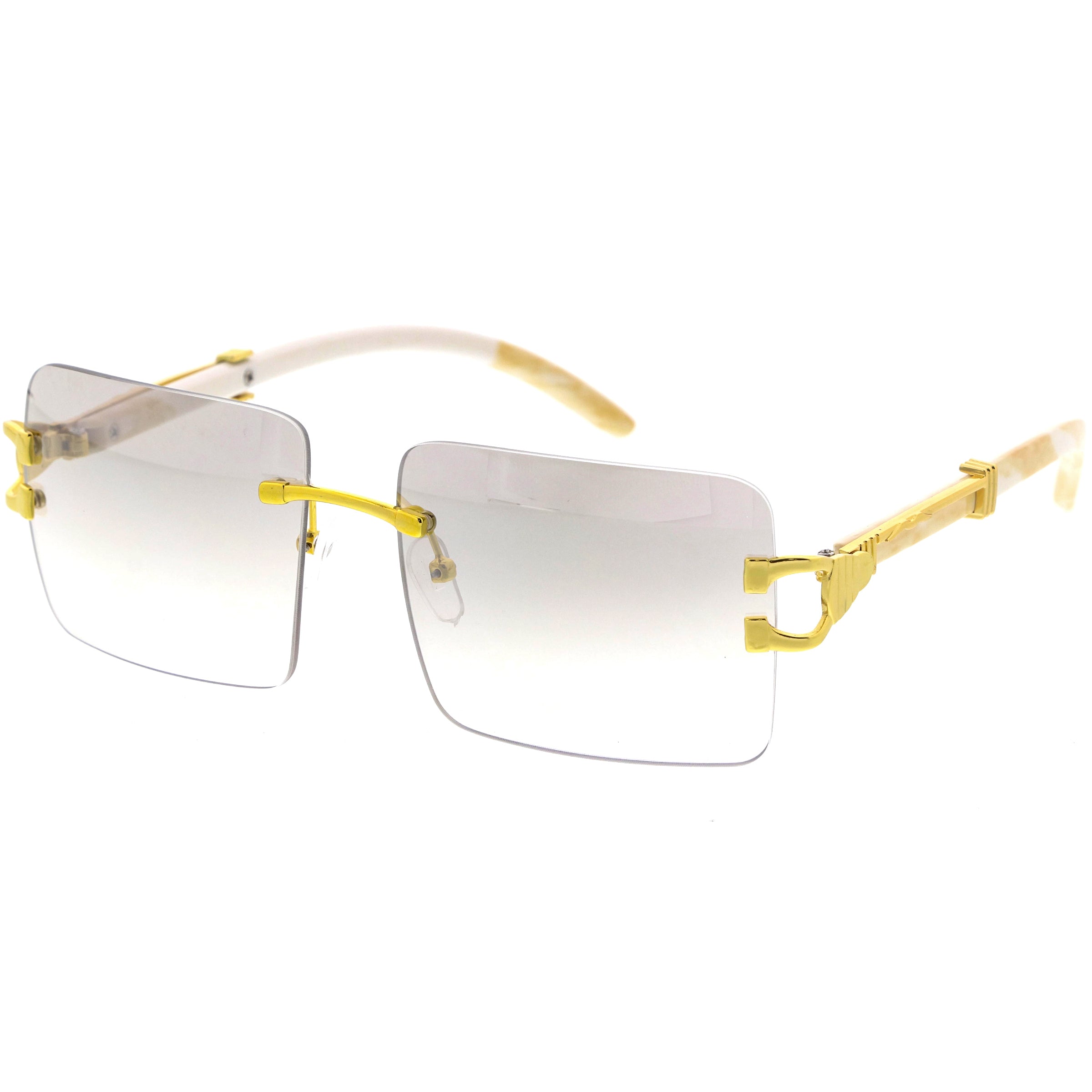 Metal sunglasses for men with a clean design and comfortable fit.