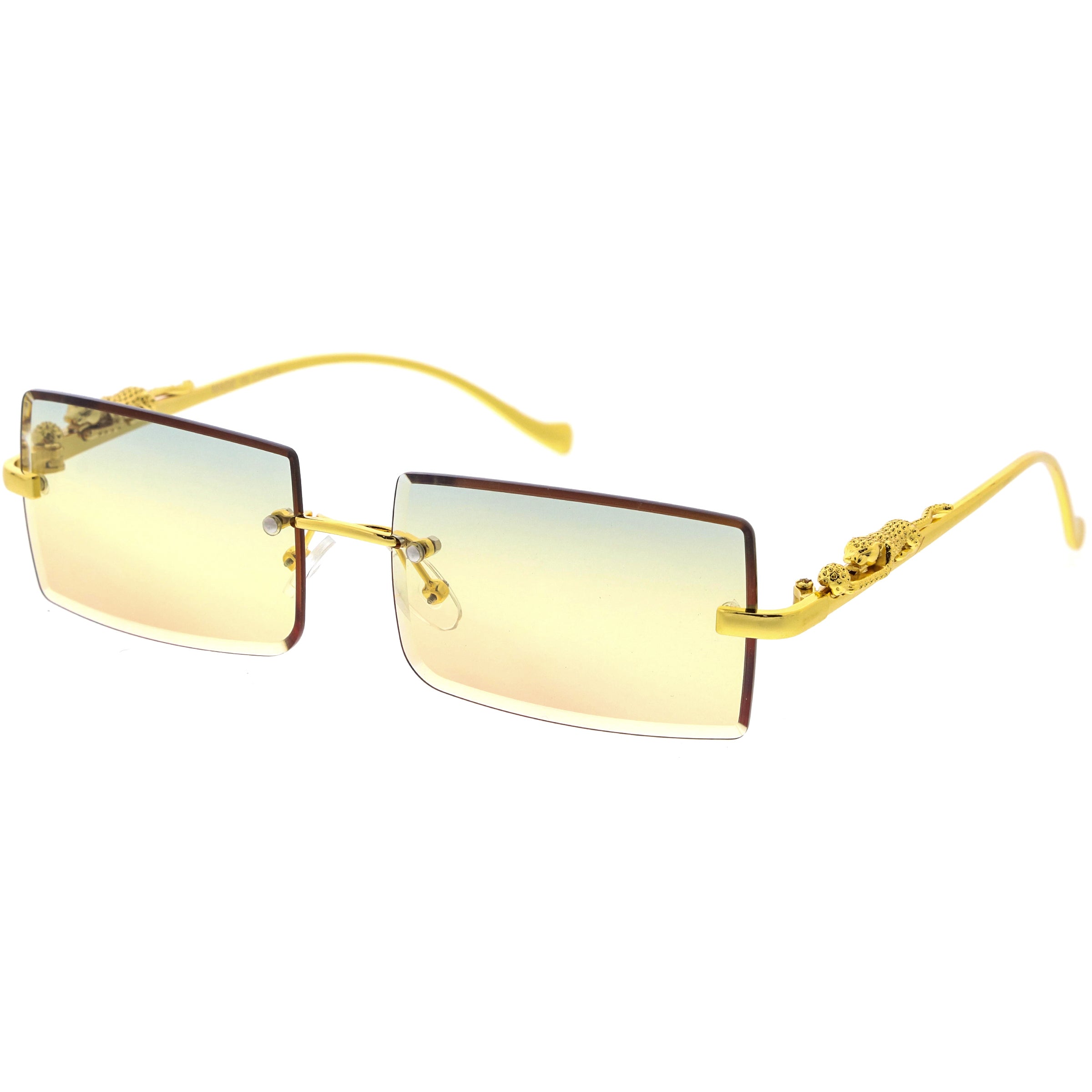 Metal sunglasses for men with a clean design and comfortable fit.