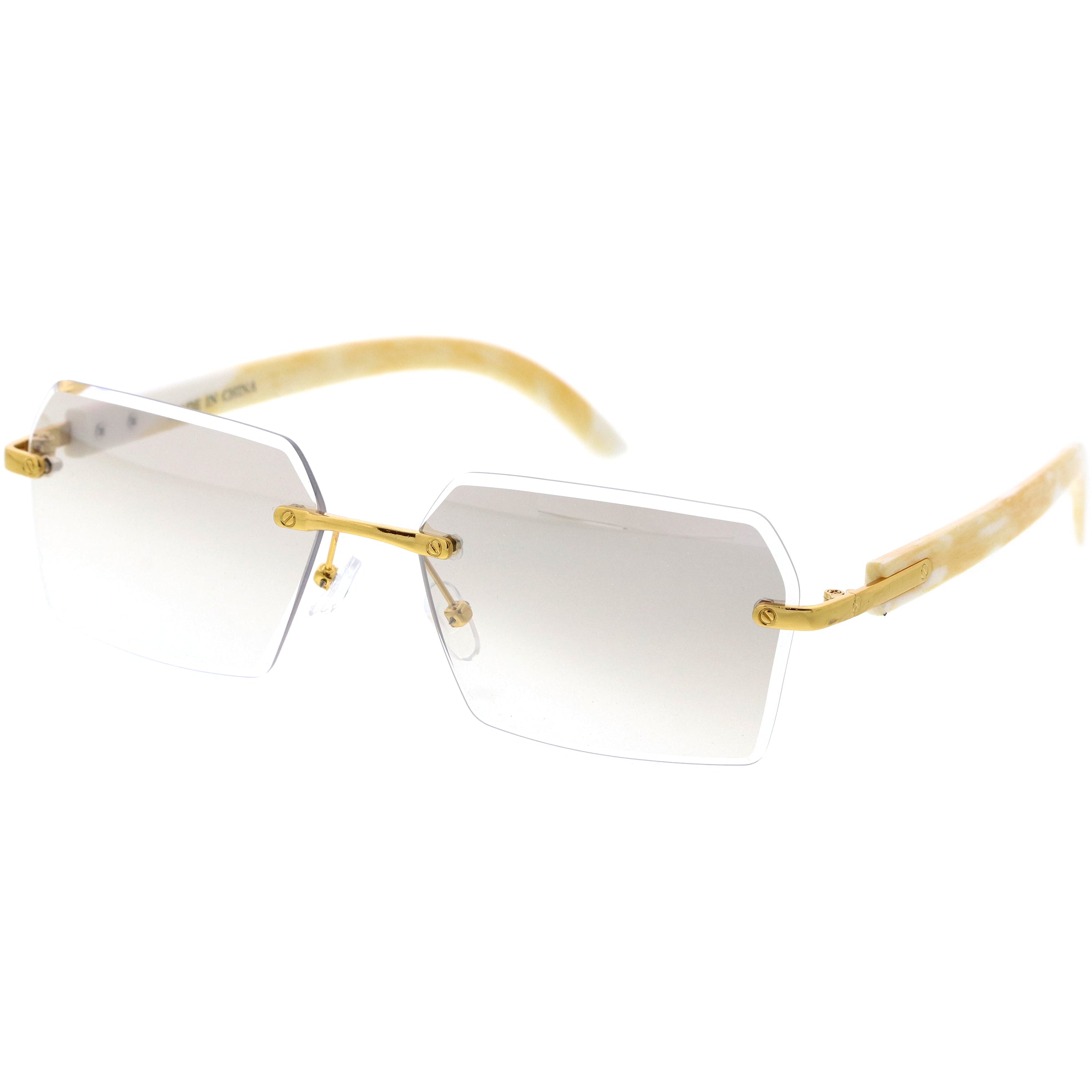 Metal sunglasses for men with a clean design and comfortable fit.