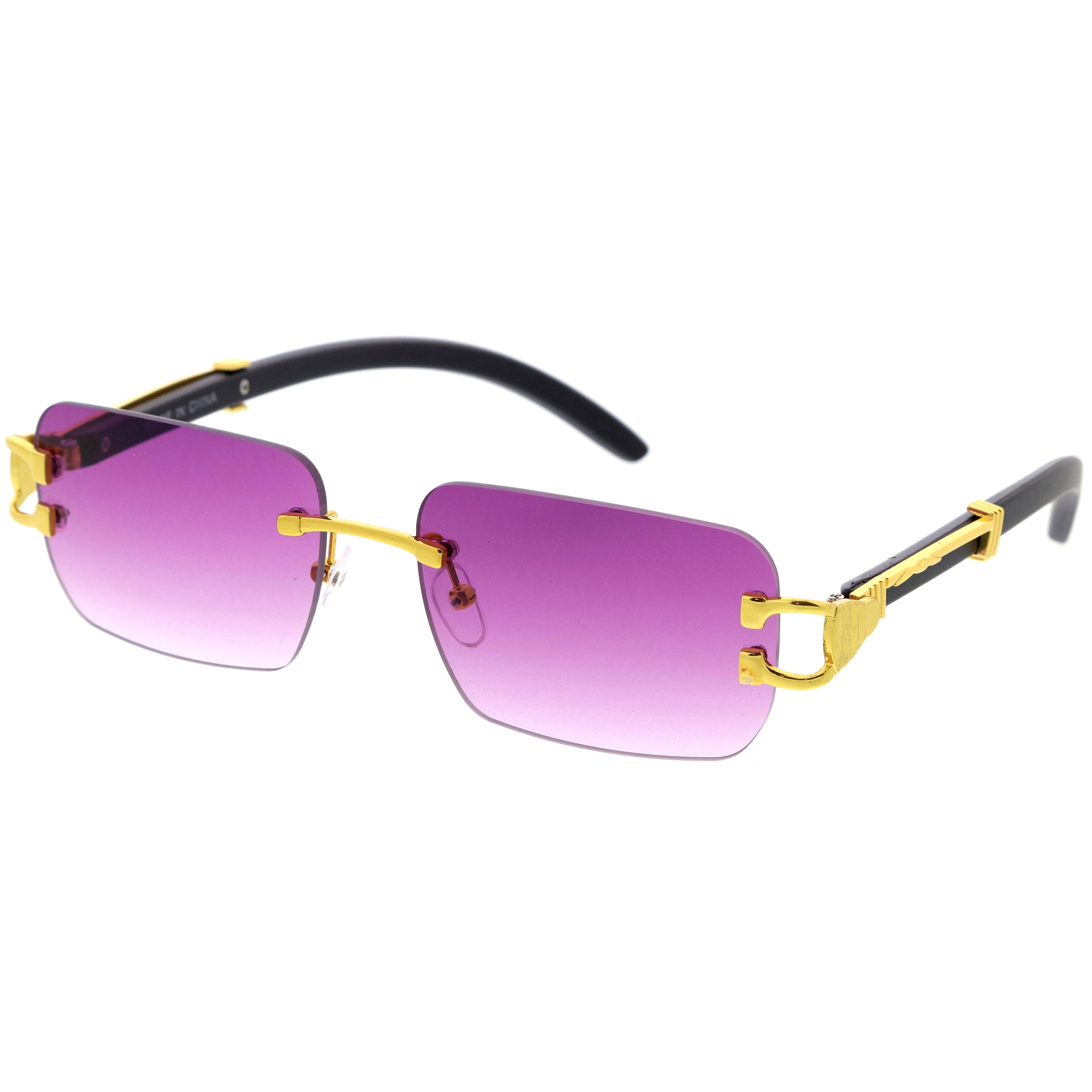 Metal sunglasses for men with a clean design and comfortable fit.