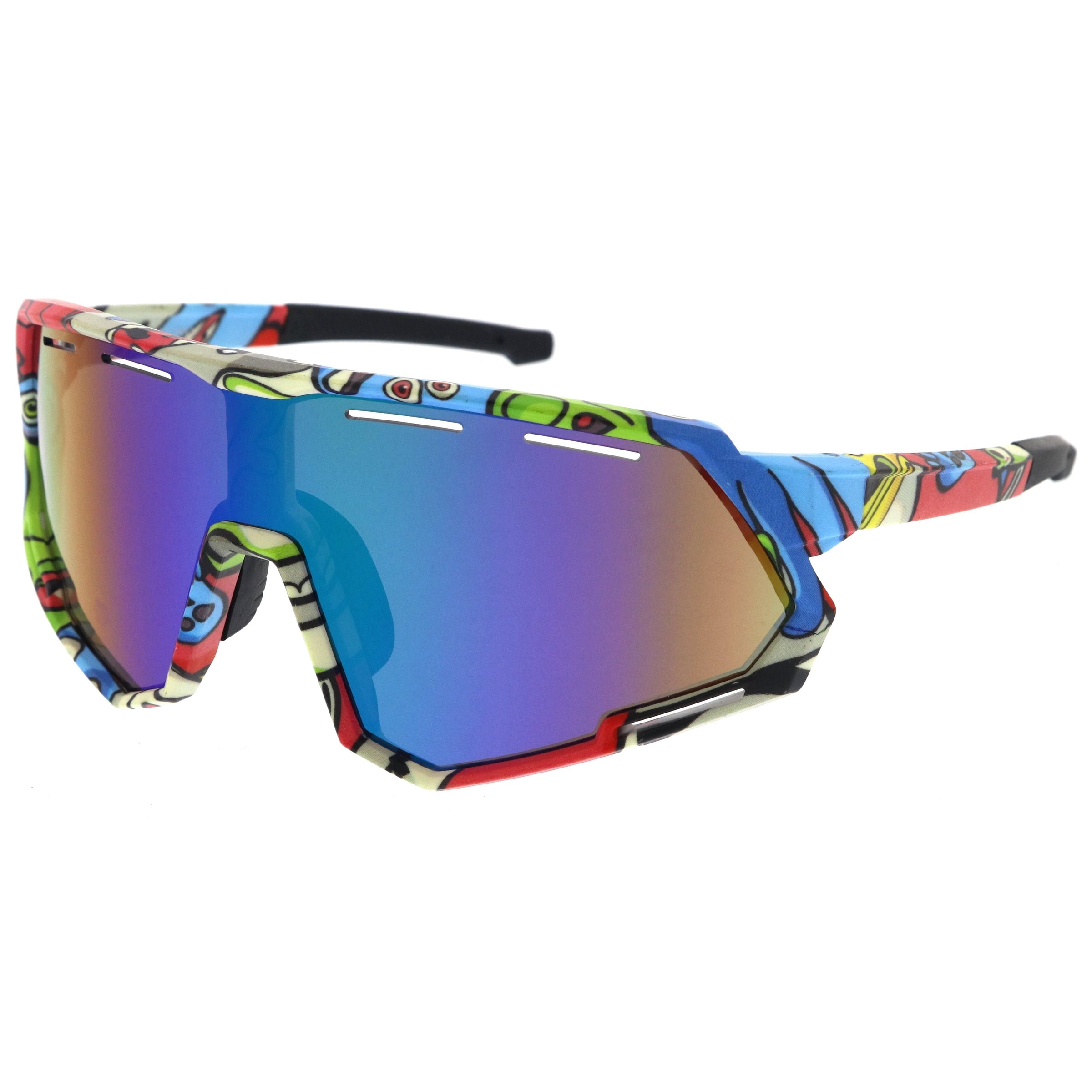 Plastic sunglasses for men with a clean design and comfortable fit.