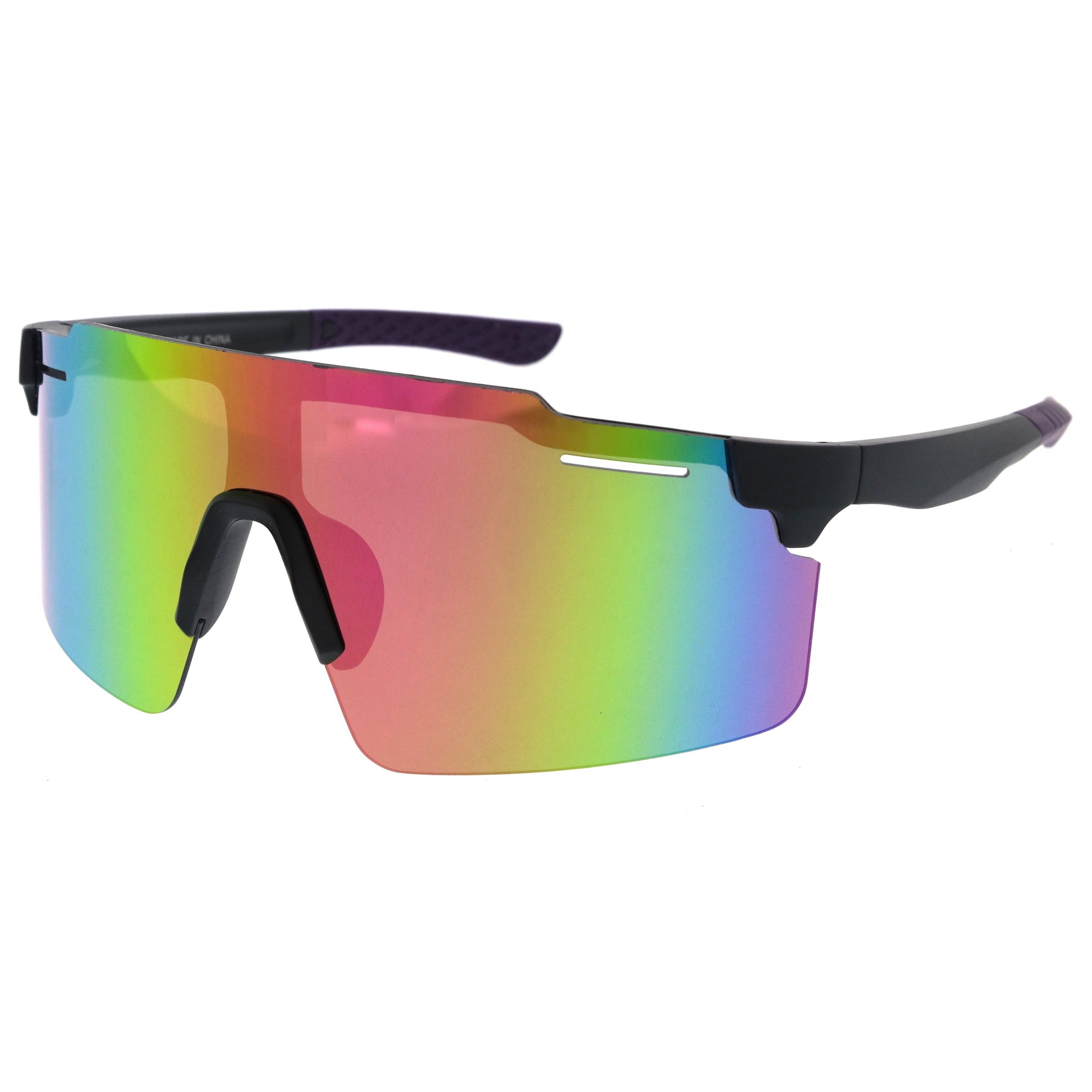 Plastic sunglasses for men with a clean design and comfortable fit.