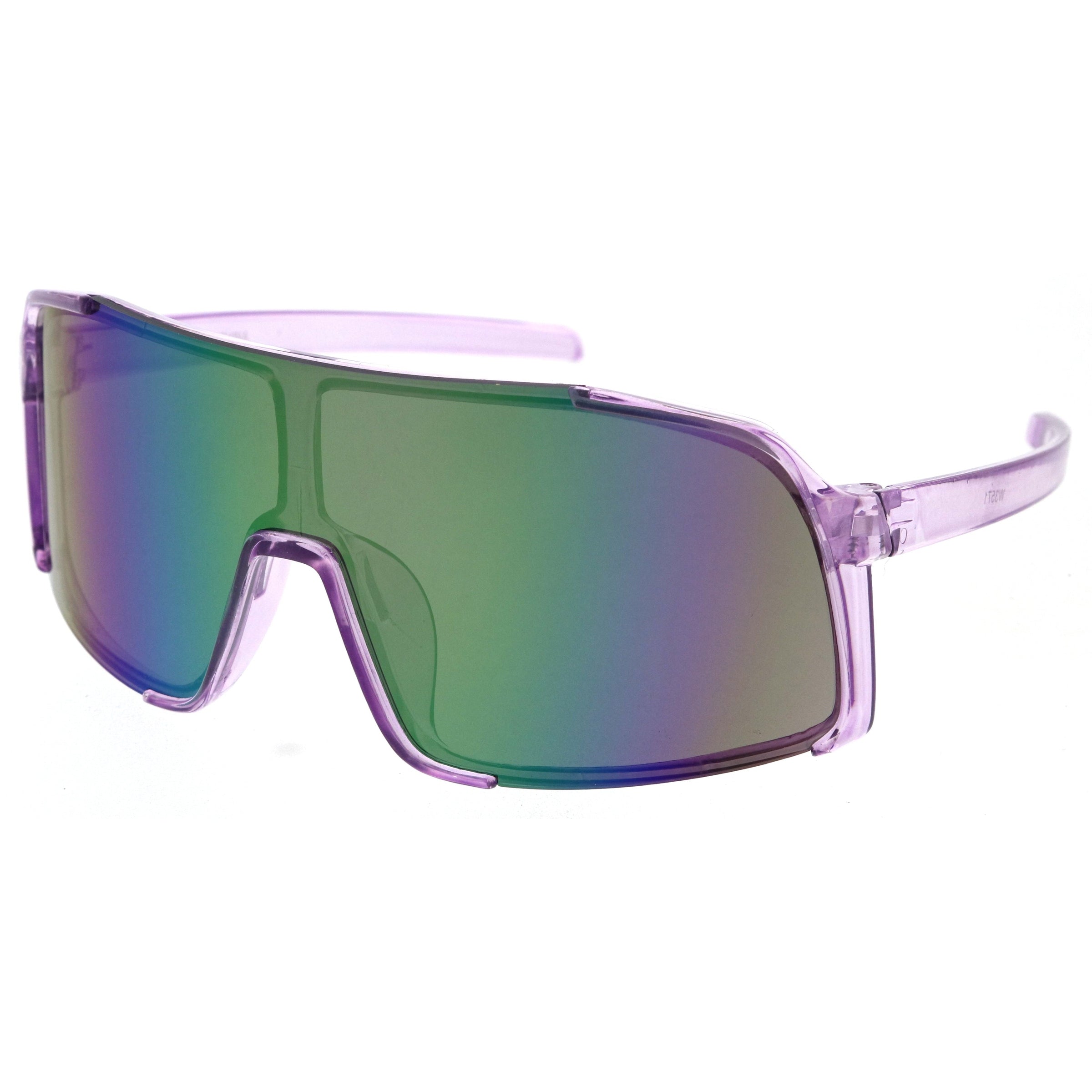 Plastic sunglasses for men with a clean design and comfortable fit.