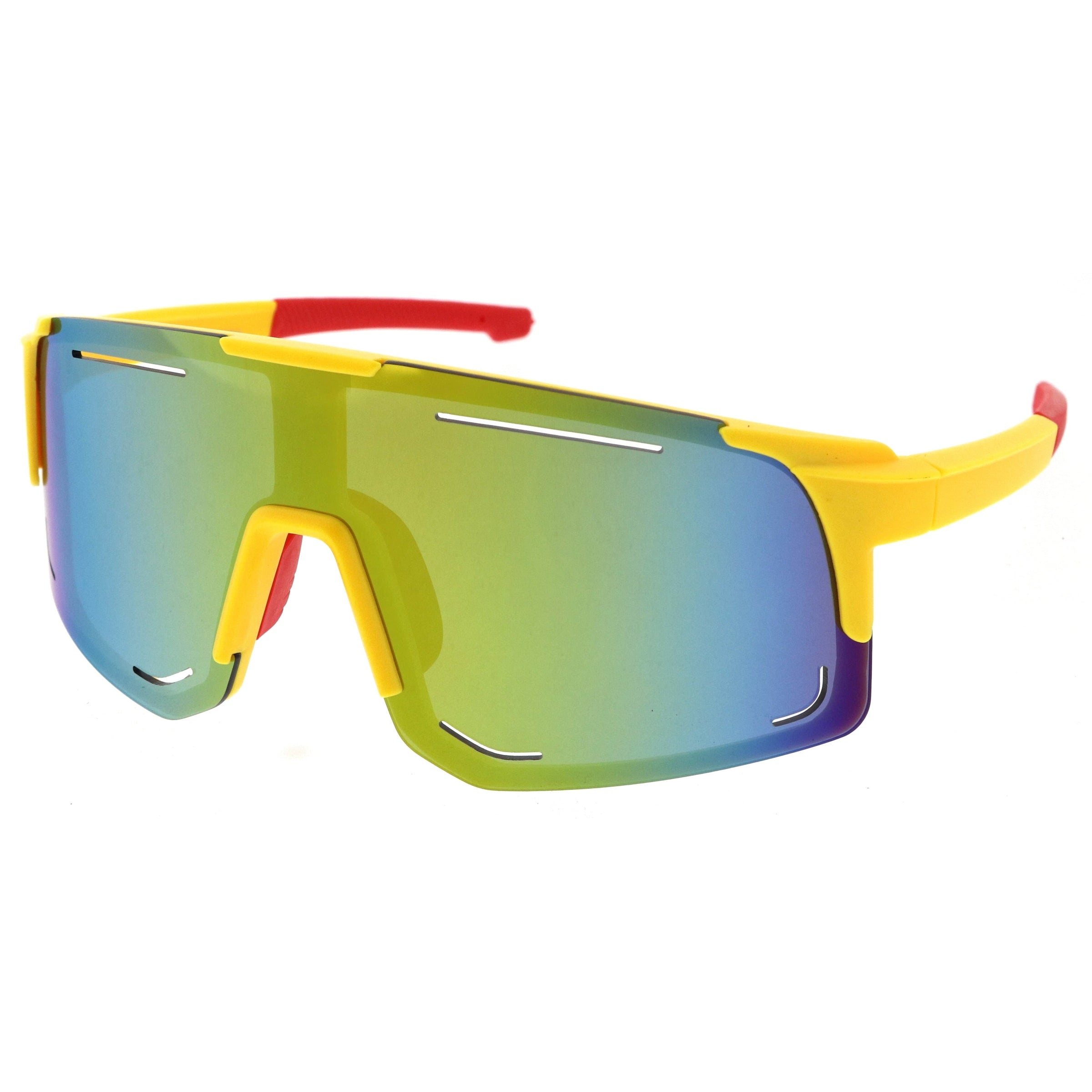 Plastic sunglasses for men with a clean design and comfortable fit.