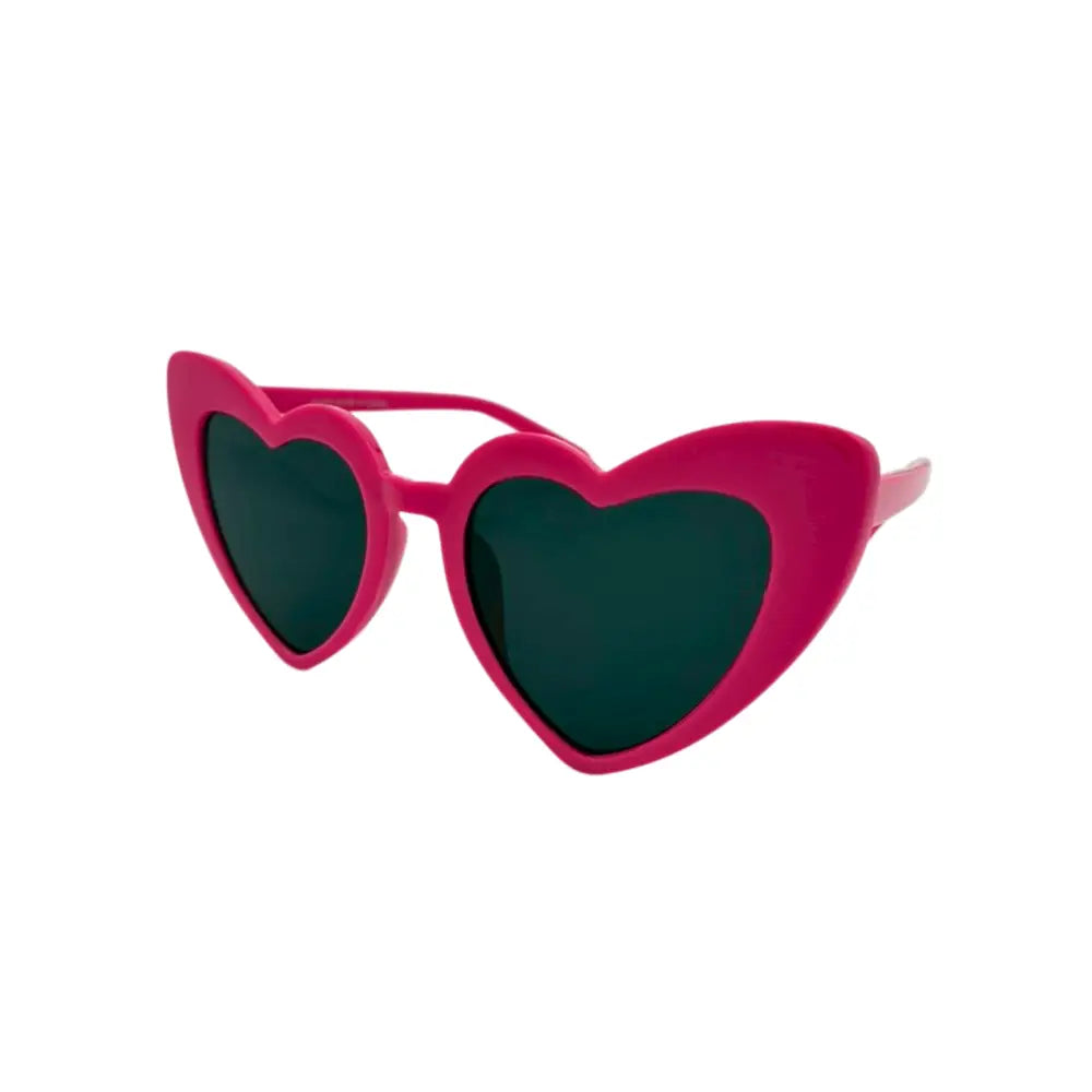 Wholesale Heart-Shaped Sunglasses – Assorted Colors with Smoke Lens