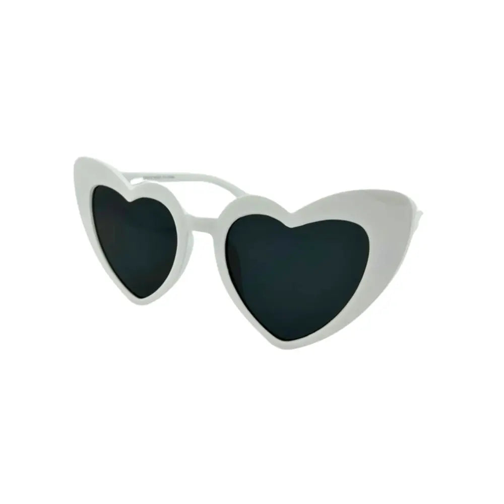 Wholesale Heart-Shaped Sunglasses – Assorted Colors with Smoke Lens