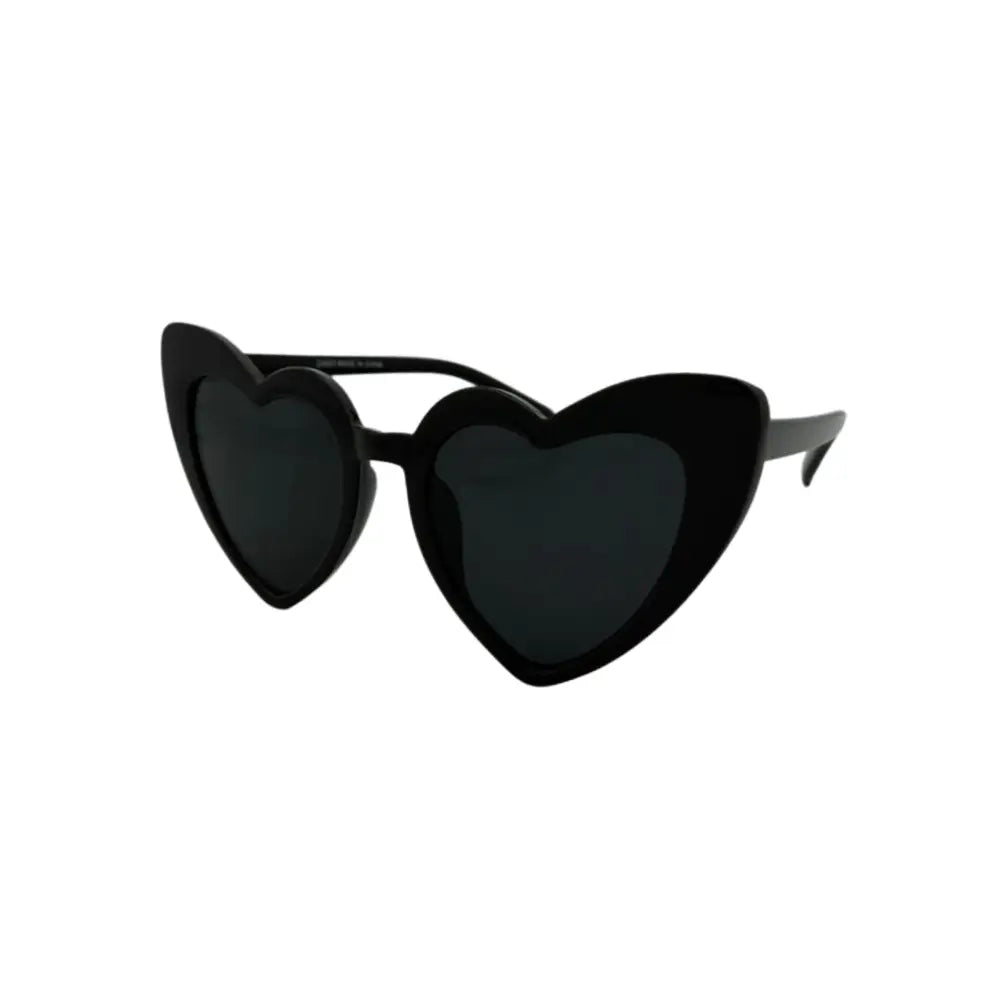 Wholesale Heart-Shaped Sunglasses – Assorted Colors with Smoke Lens