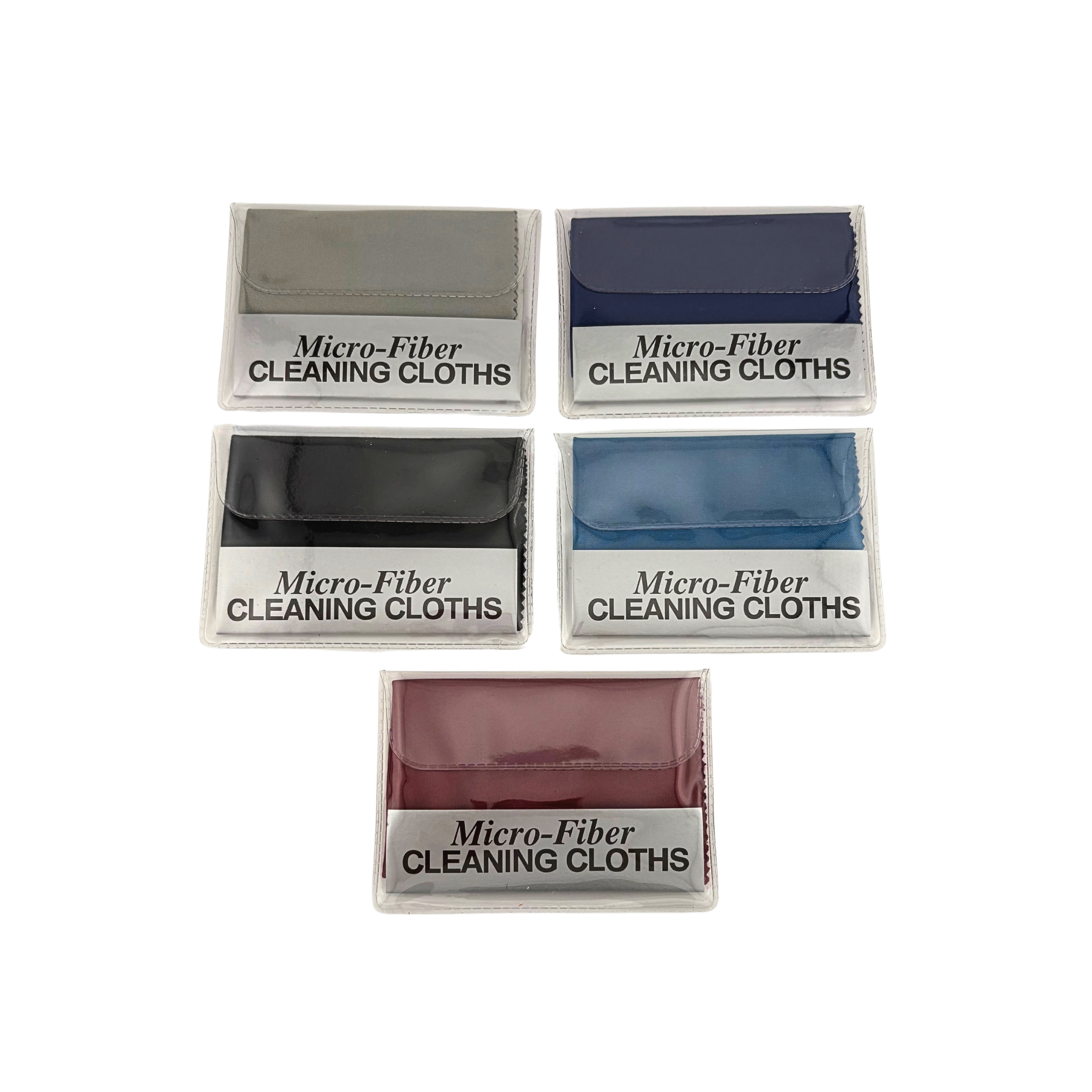 Individually wrapped microfiber cleaning cloths