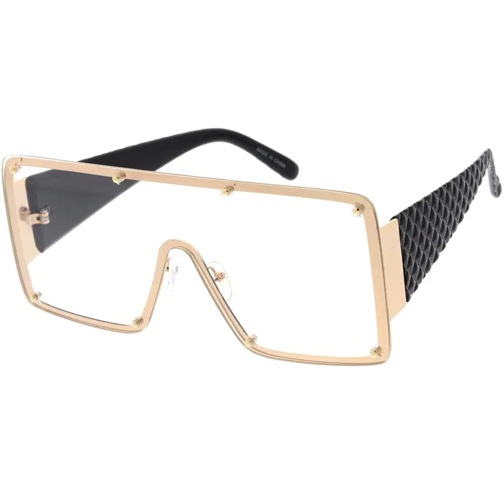 Sunglasses with a clean design and comfortable fit.