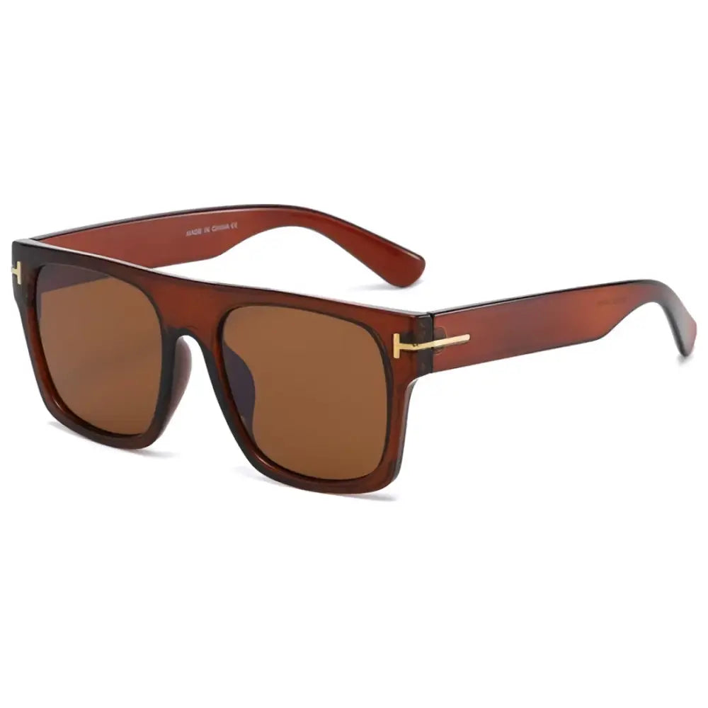 Stylish sunglasses with gold accents