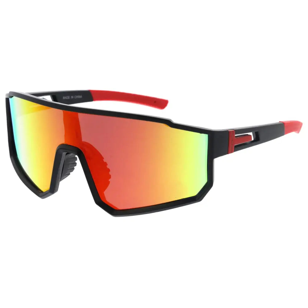 Plastic sunglasses for men with a clean design and comfortable fit.