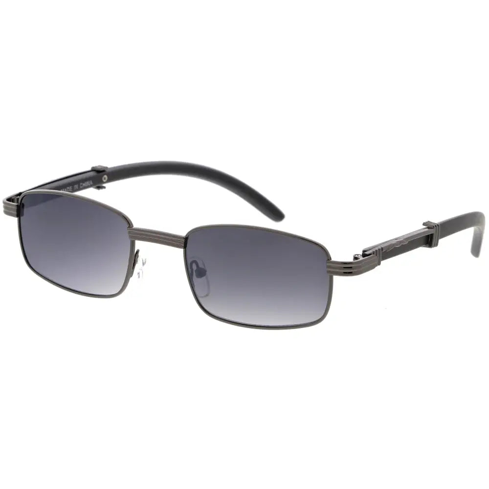 Metal sunglasses for men with a clean design and comfortable fit.