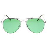30011C - Color Aviator Metal Sunglasses